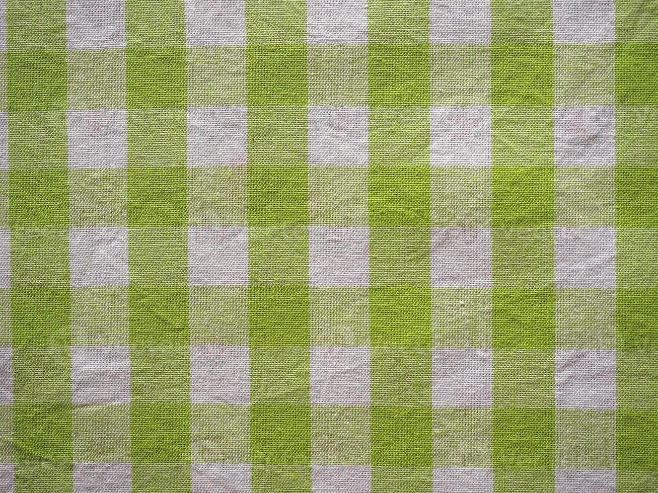 industrial style checkered green and white fabric texture backgr photo