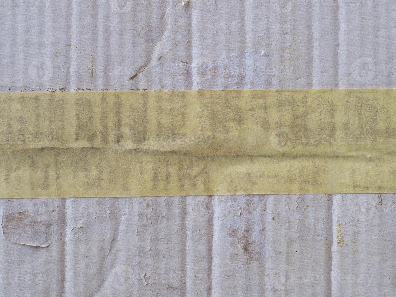 industrial style off white corrugated cardboard texture backgrou photo
