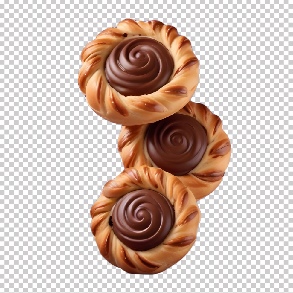 Cookies isolated on transparent background psd