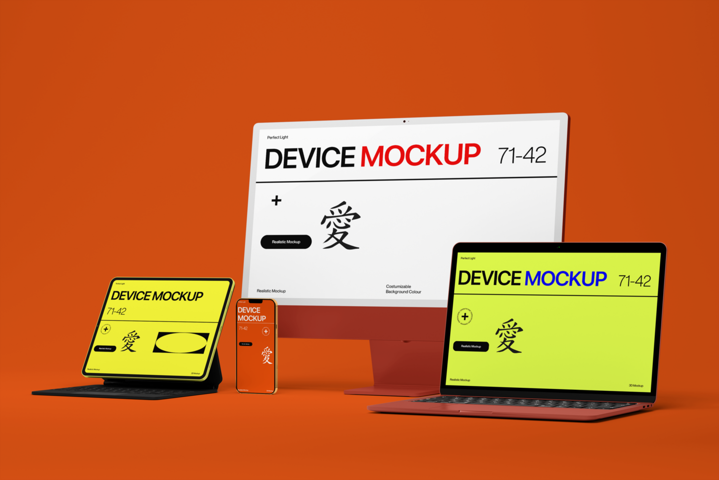 Versatile Device Mockup Template psd