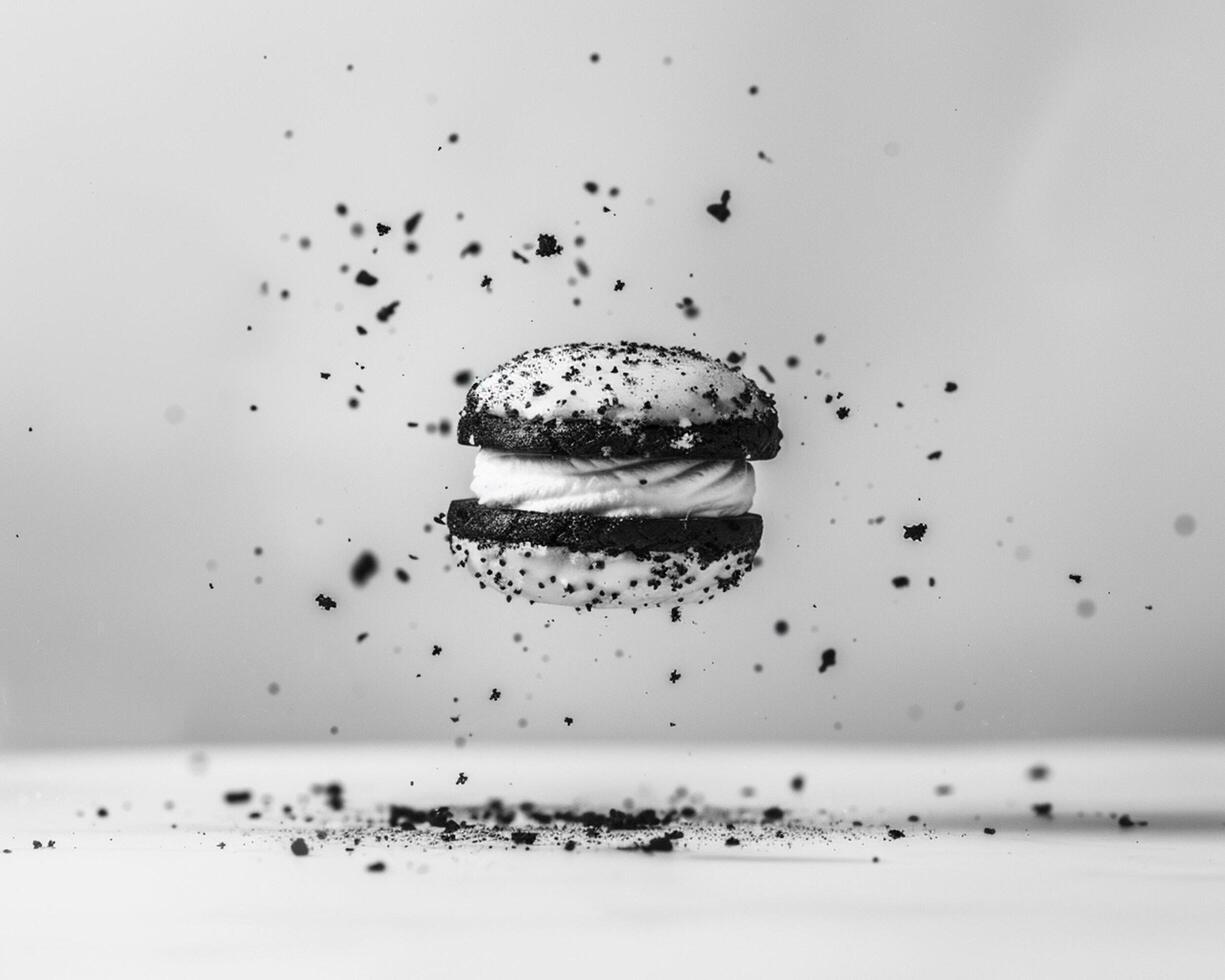 an image of a cookie with sprinkles on it photo