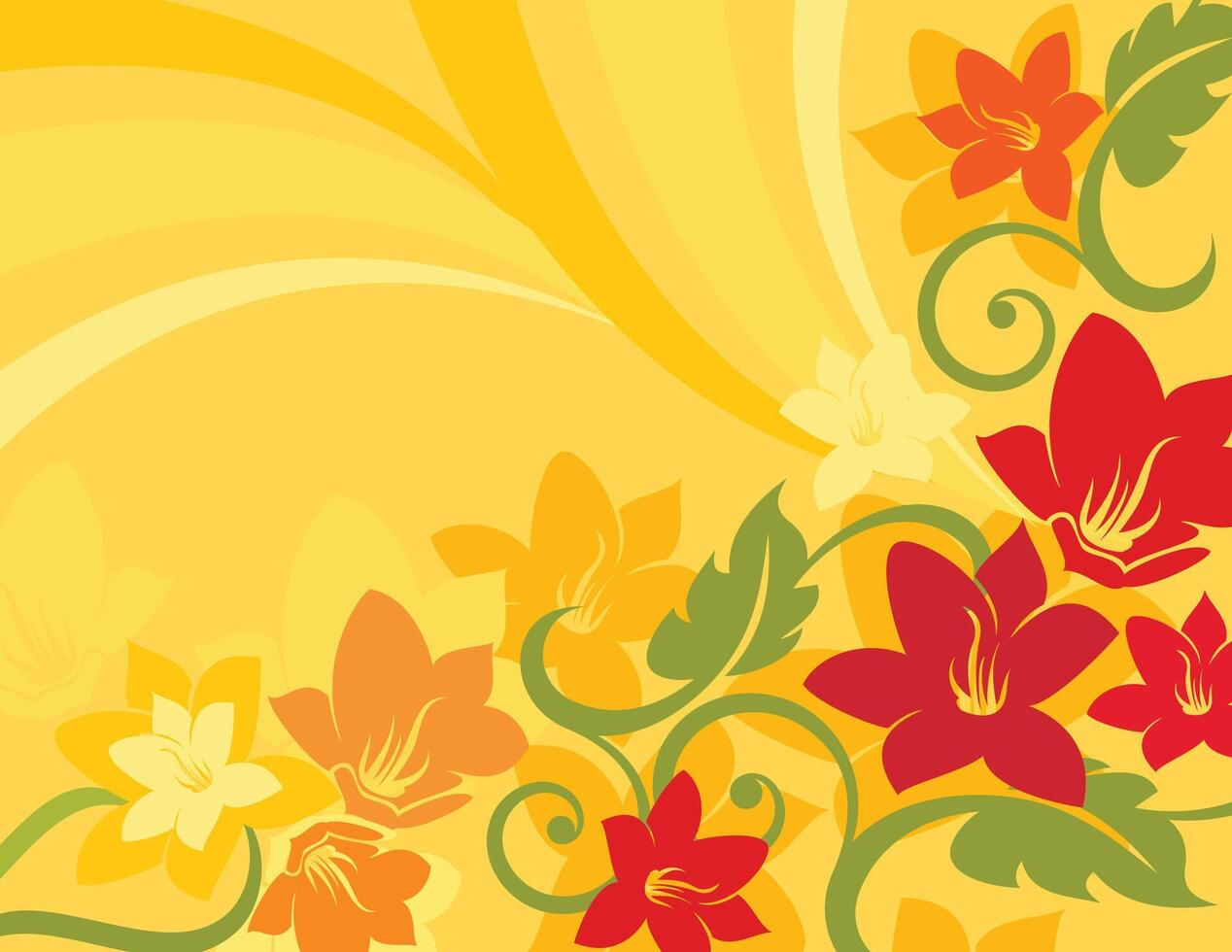 Arabesco florals design, florals black and white design illustration. vector