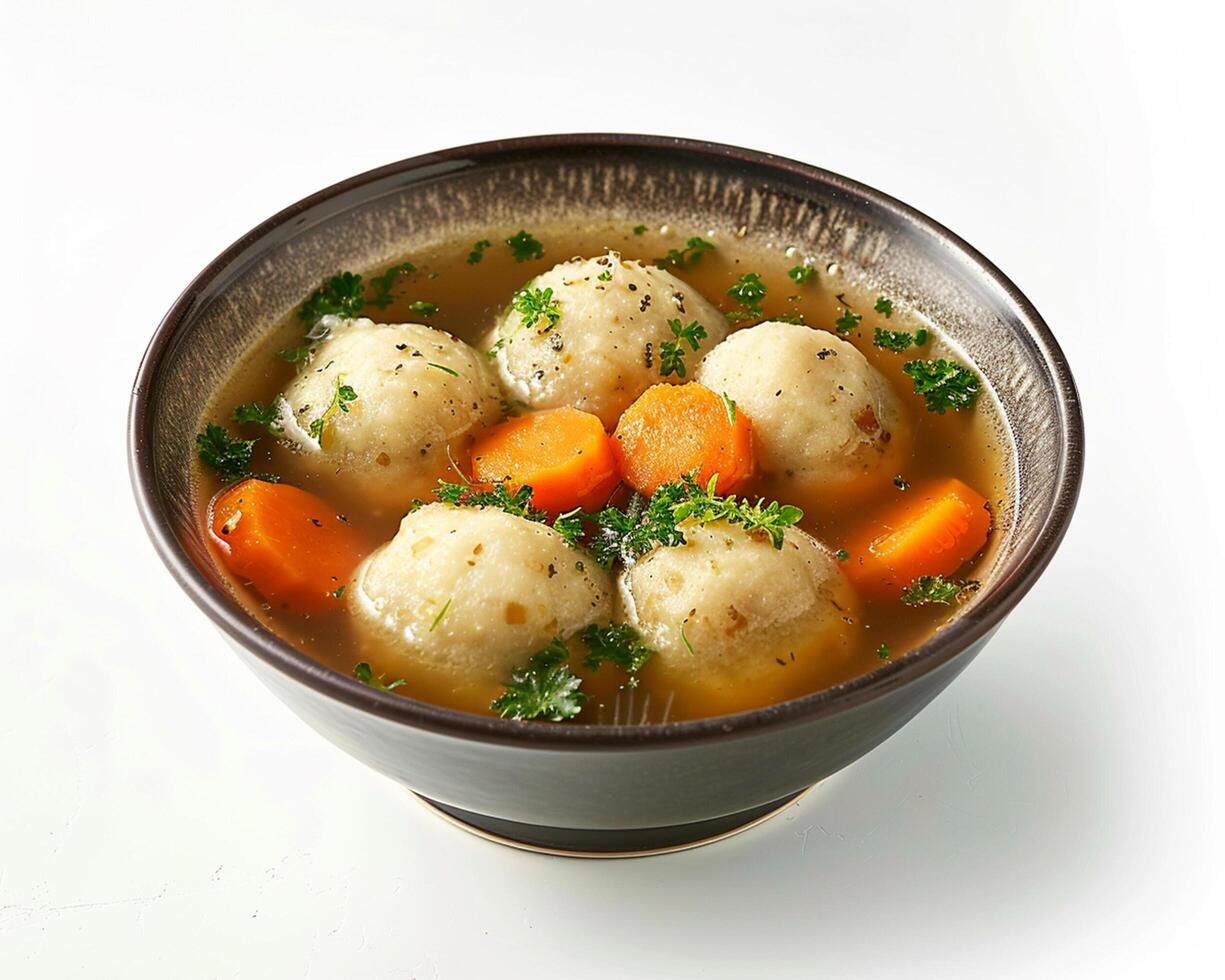 a bowl of soup photo