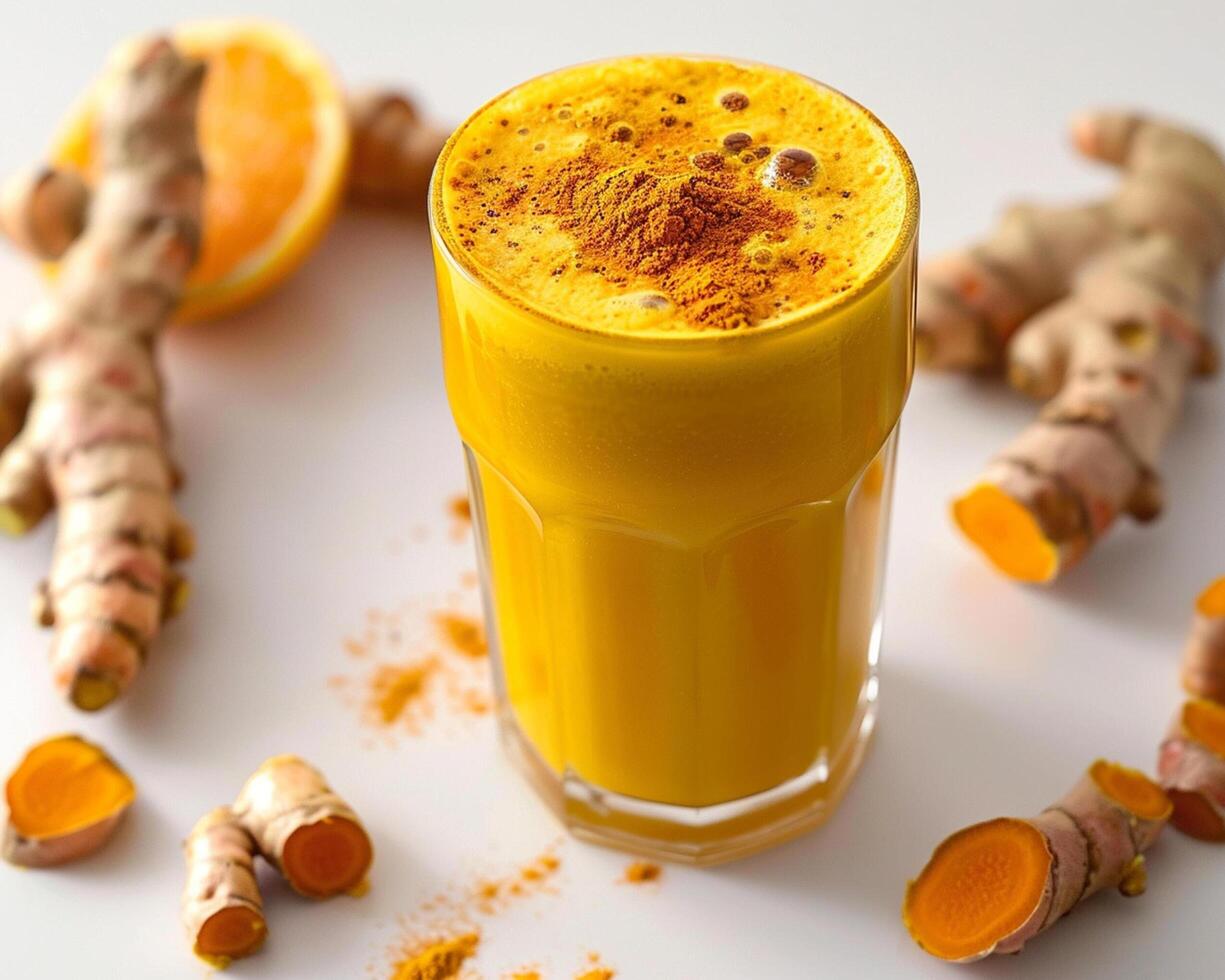 turmeric and ginger juice photo
