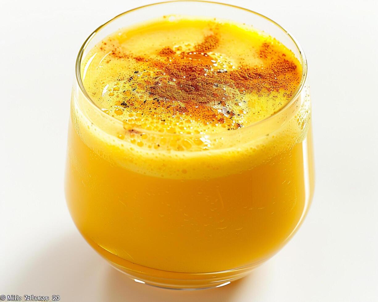 a glass of orange juice photo