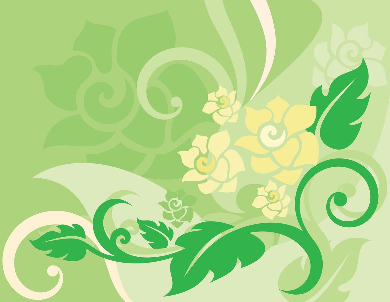 Arabesco florals design, florals black and white design illustration. vector