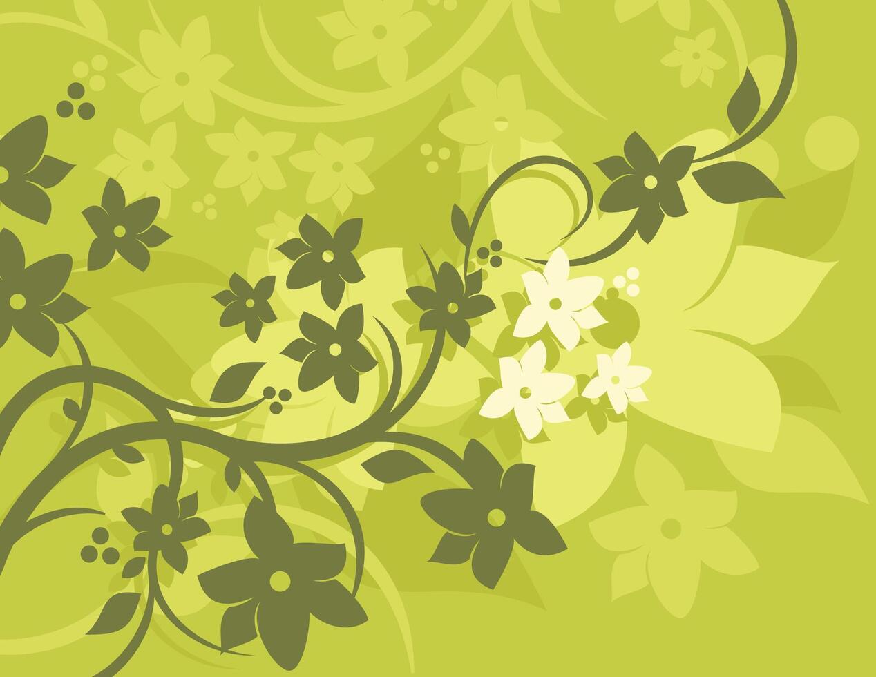 Arabesco florals design, florals black and white design illustration. vector