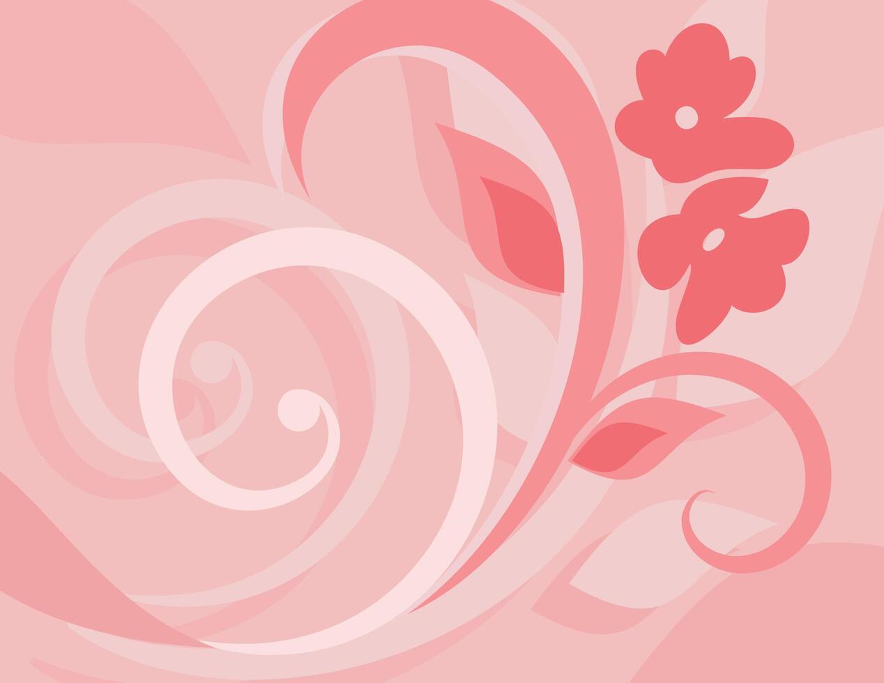 Arabesco florals design, florals black and white design illustration. vector
