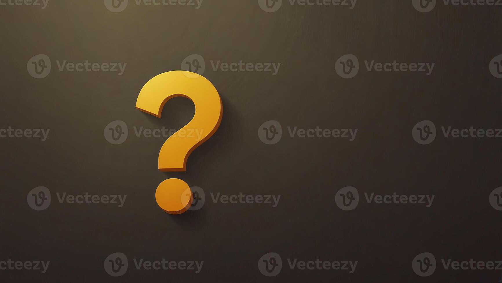 Yellow question mark background with text space Quiz symbol. photo