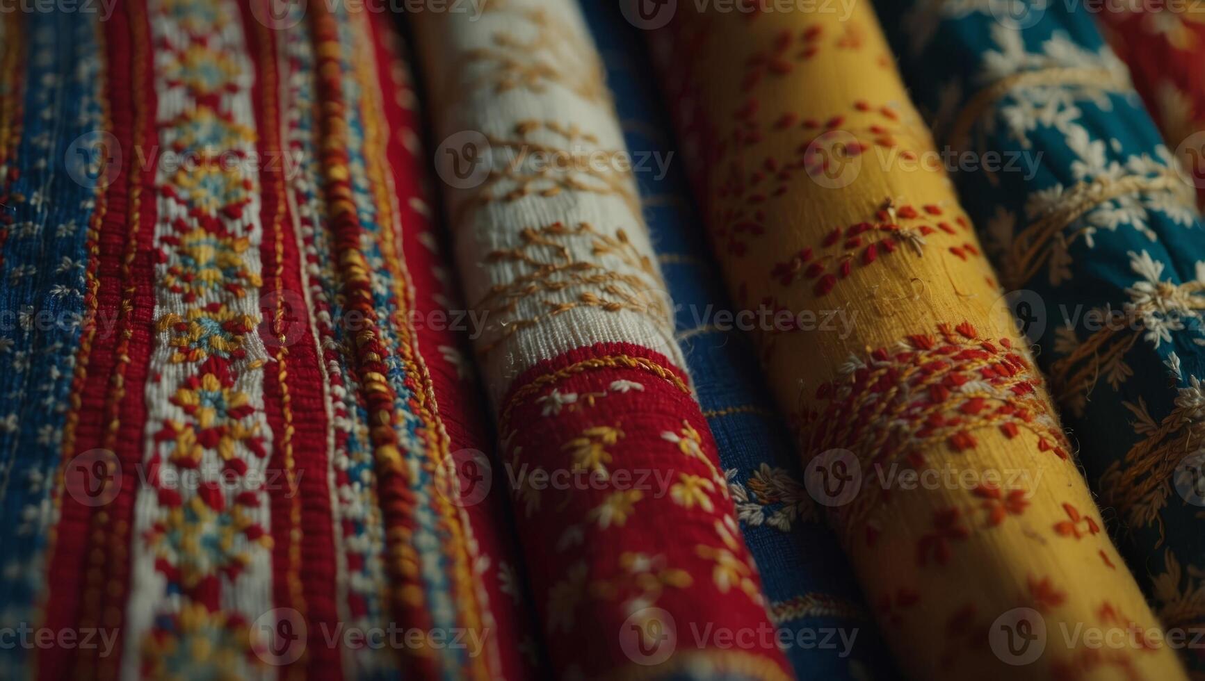traditional textile colors of macedonia , texture. photo