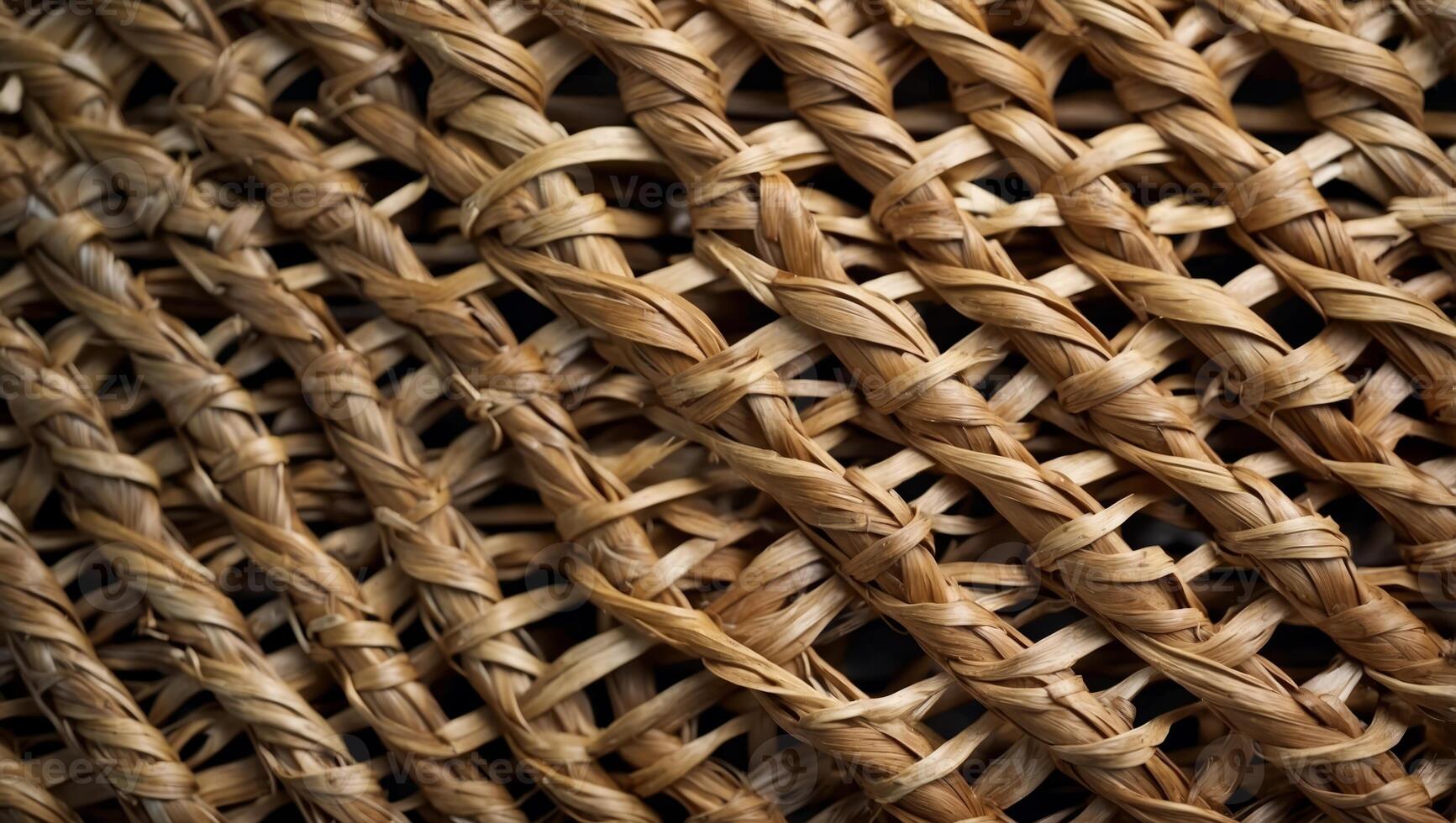wicker texture background, traditional handicraft weave Water Hy. photo