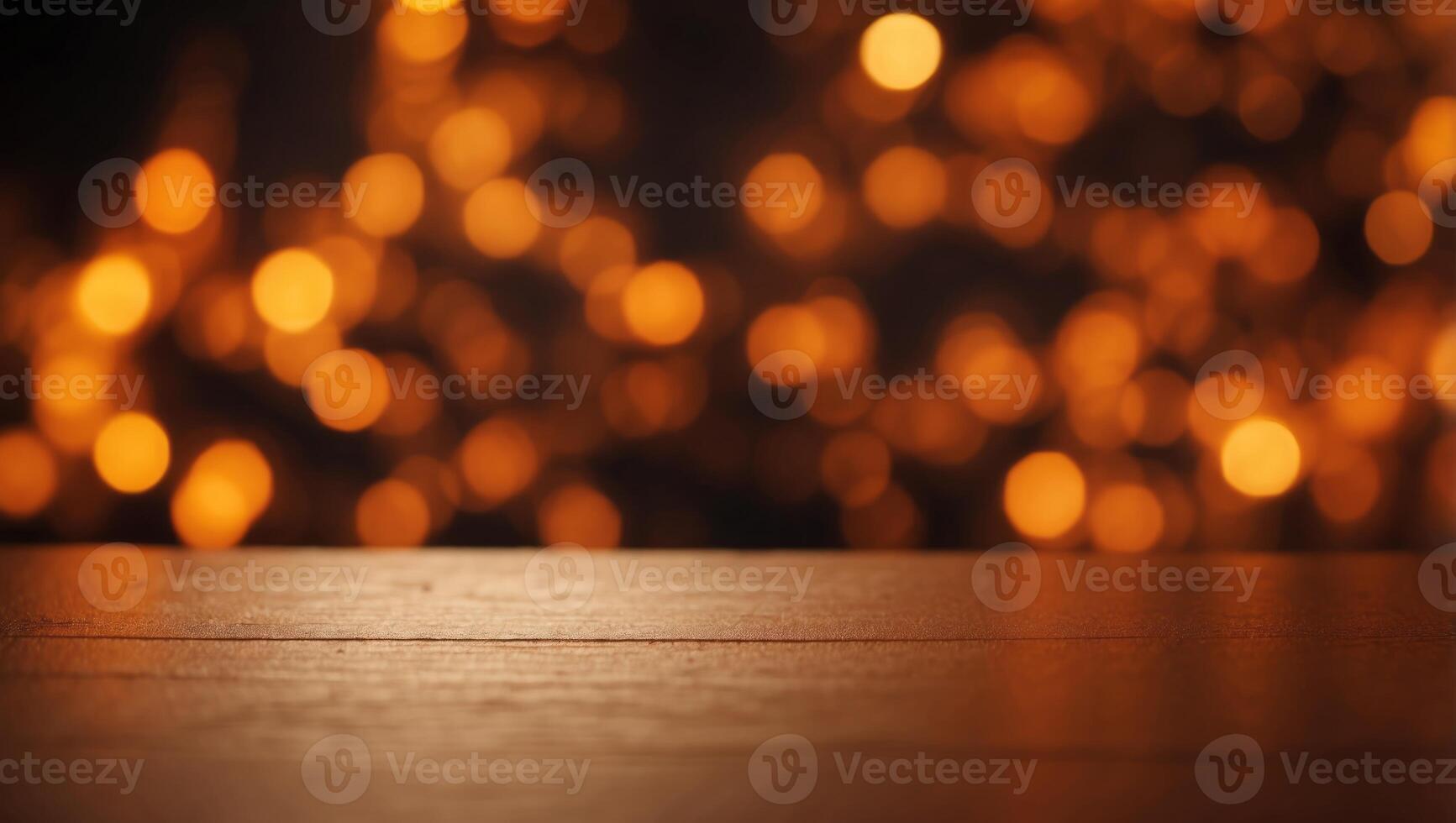 Orange bokeh background for seasonal, holidays, event celebrations and various design works. photo