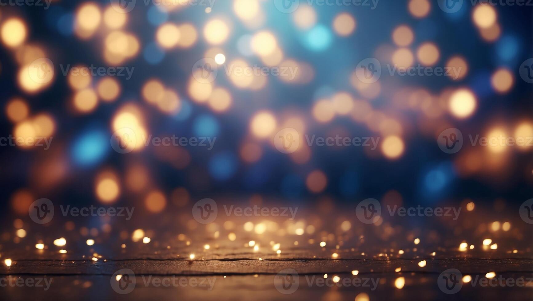 abstract bokeh background, shining lights, holiday sparkling atmosphere, celebration ambient. photo