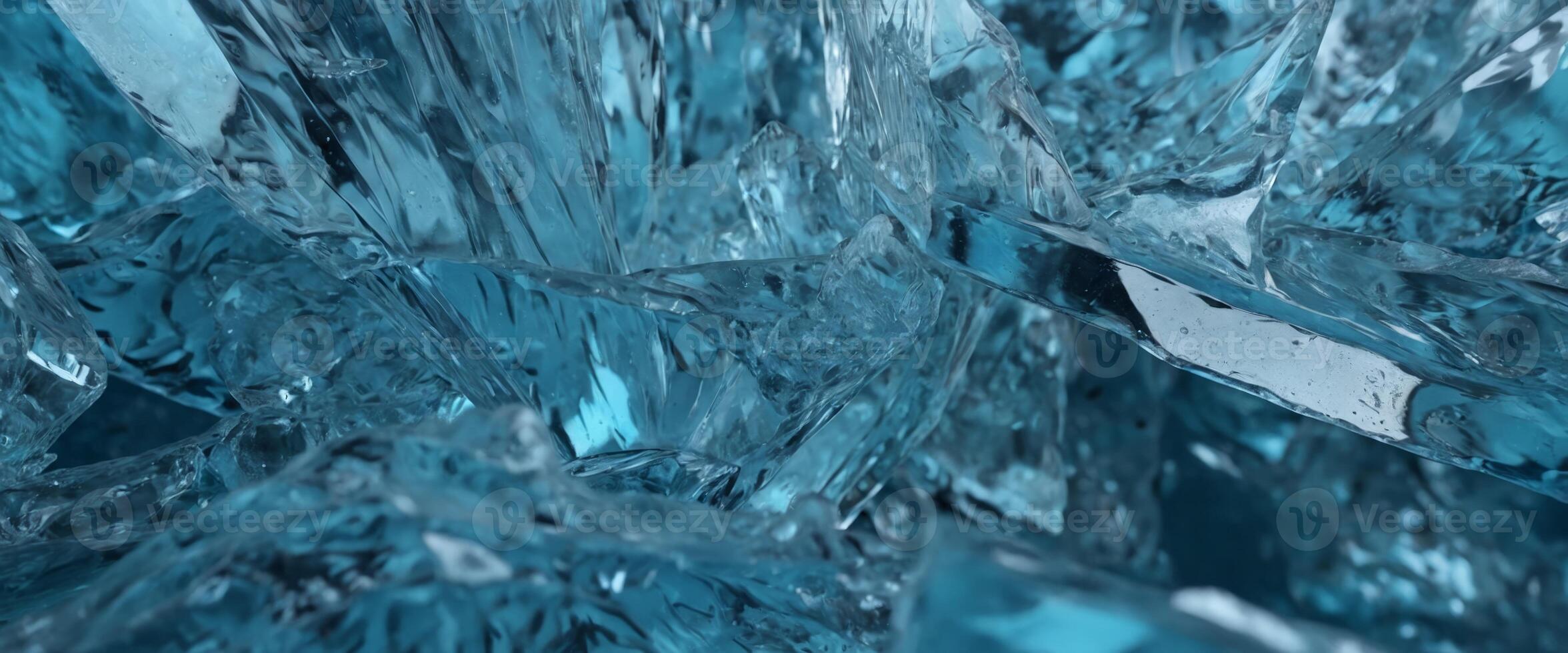 A cool, icy blue solid color texture, with a smooth, glass-like surface that reflects light, suggesting the clear, crisp beauty of glacier ice. photo