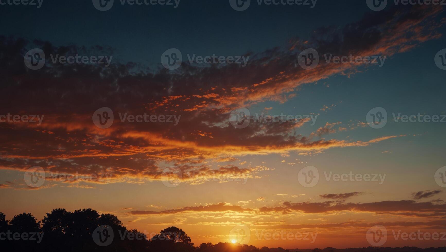 Absorb the captivating beauty of a sunrise gradient spectacle, as dynamic colors blend into deeper hues, offering a rich tapestry for artistic interpretation and exploration. photo