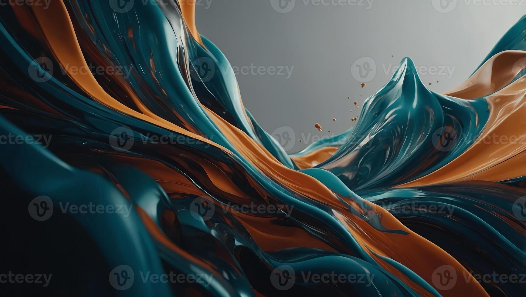 Abstract contemporary organic shapes background Minimalist aesthetic. photo