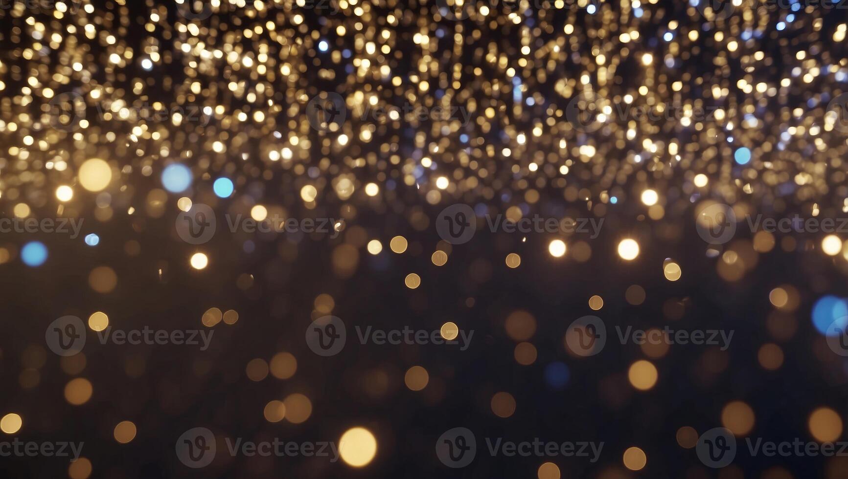 Abstract glitter lights background, blurred bokeh effect, holiday decoration background. photo