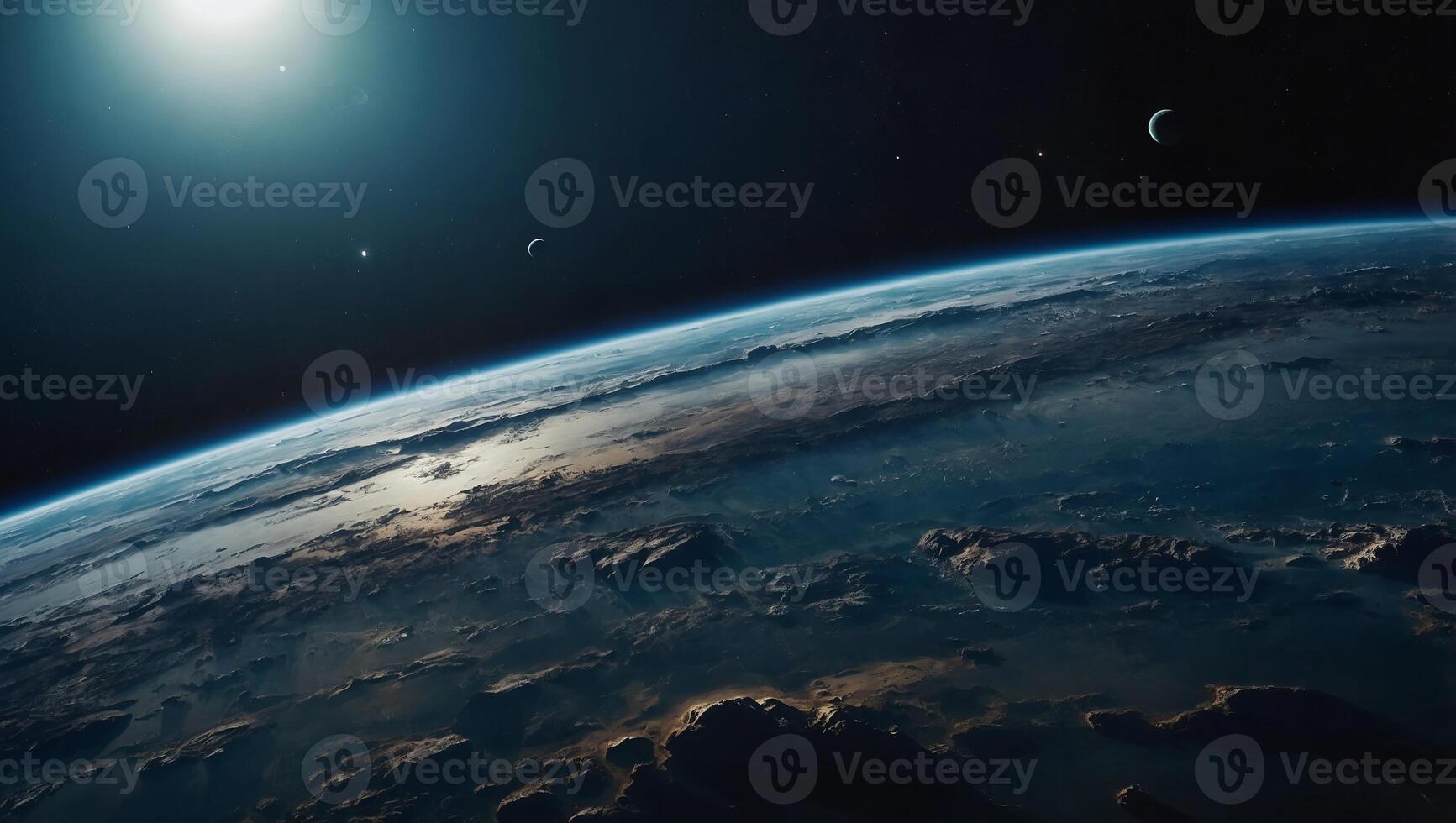 Abstract planet, concept photography on environmental theme. photo