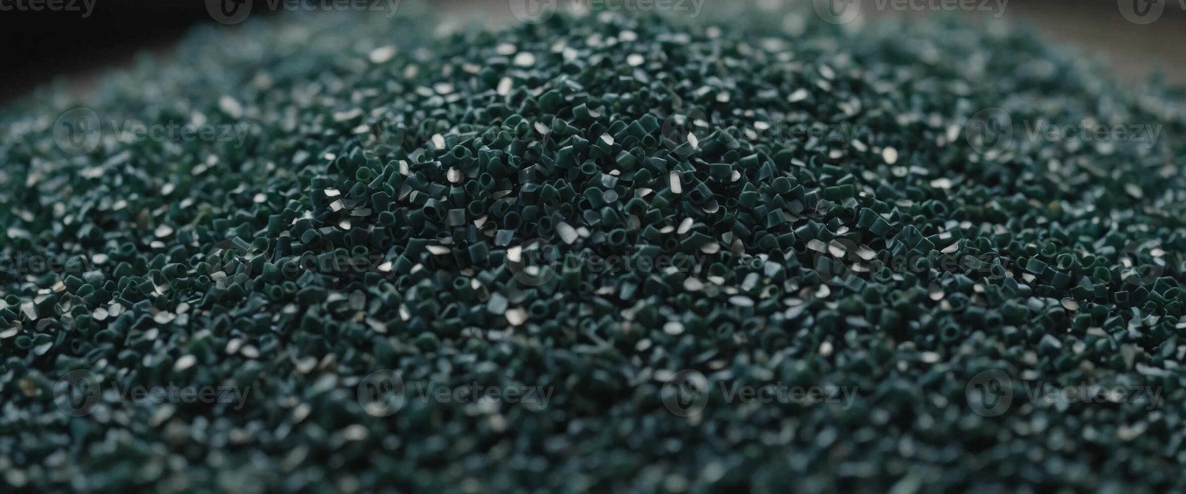 Ecofriendly plastic granules placed in factory for biodegradable plastic manufacturing Concept Biodegradable Plastic Production, Eco-Friendly Manufacturing, Plastic Granules. photo