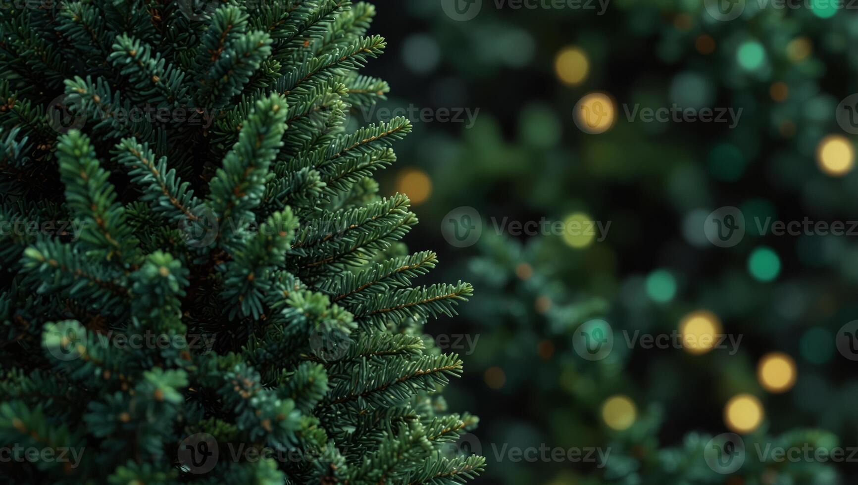 Fir or pine christmas and new year holiday green backdrop. photo