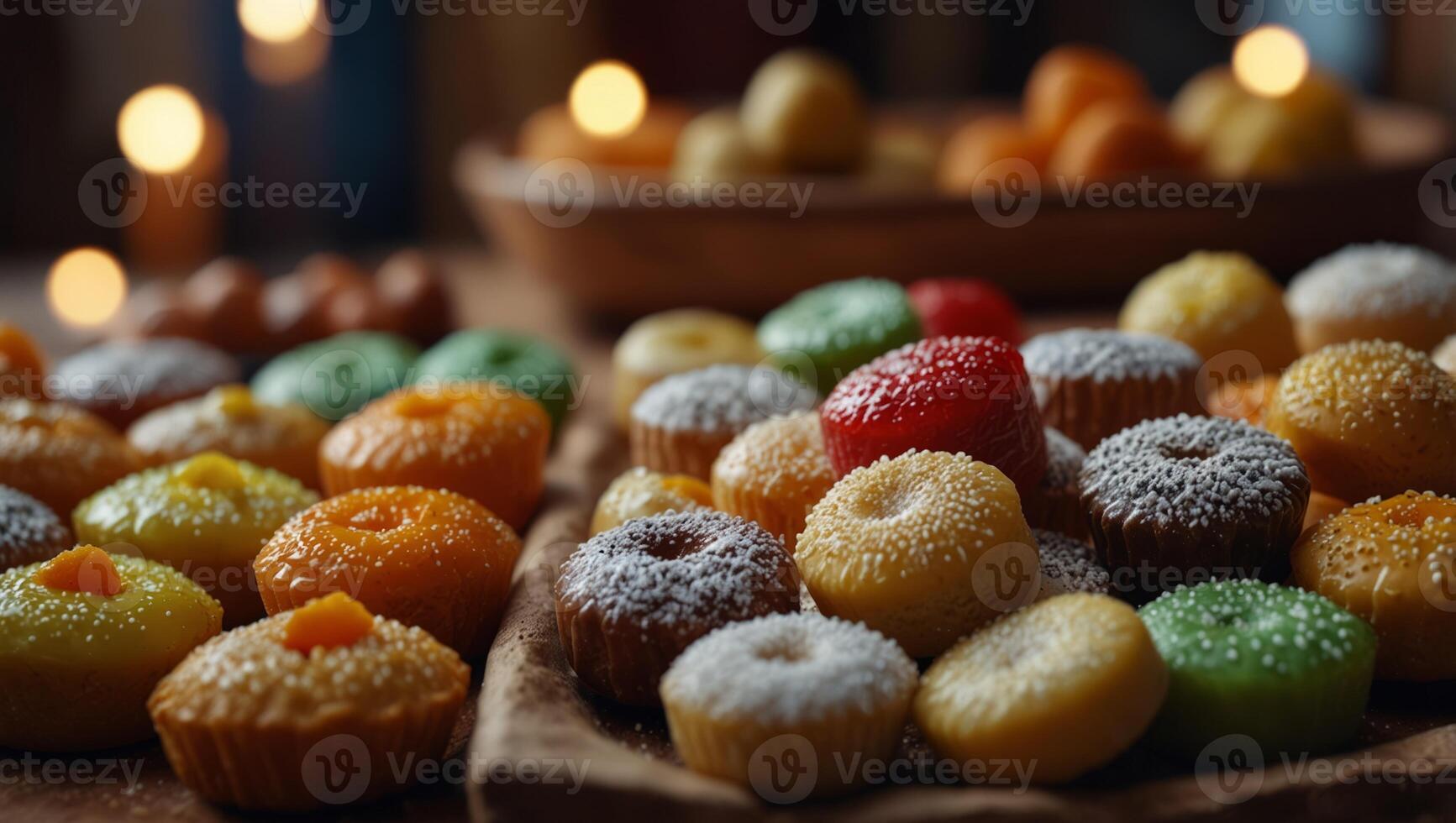 Moroccans Traditional Sweets Holiday Events. photo