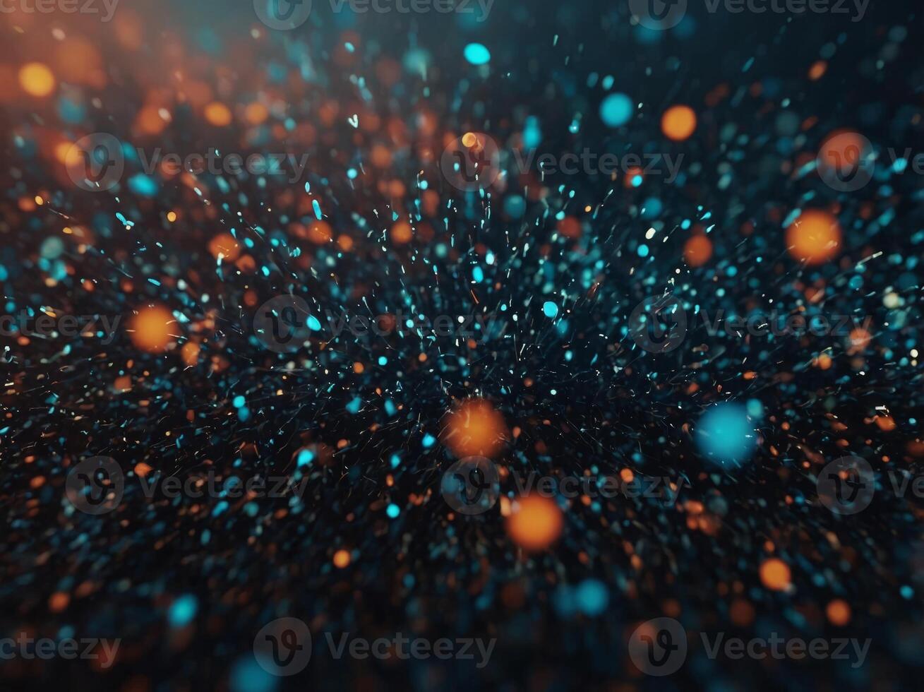 technology particles dots background design. photo