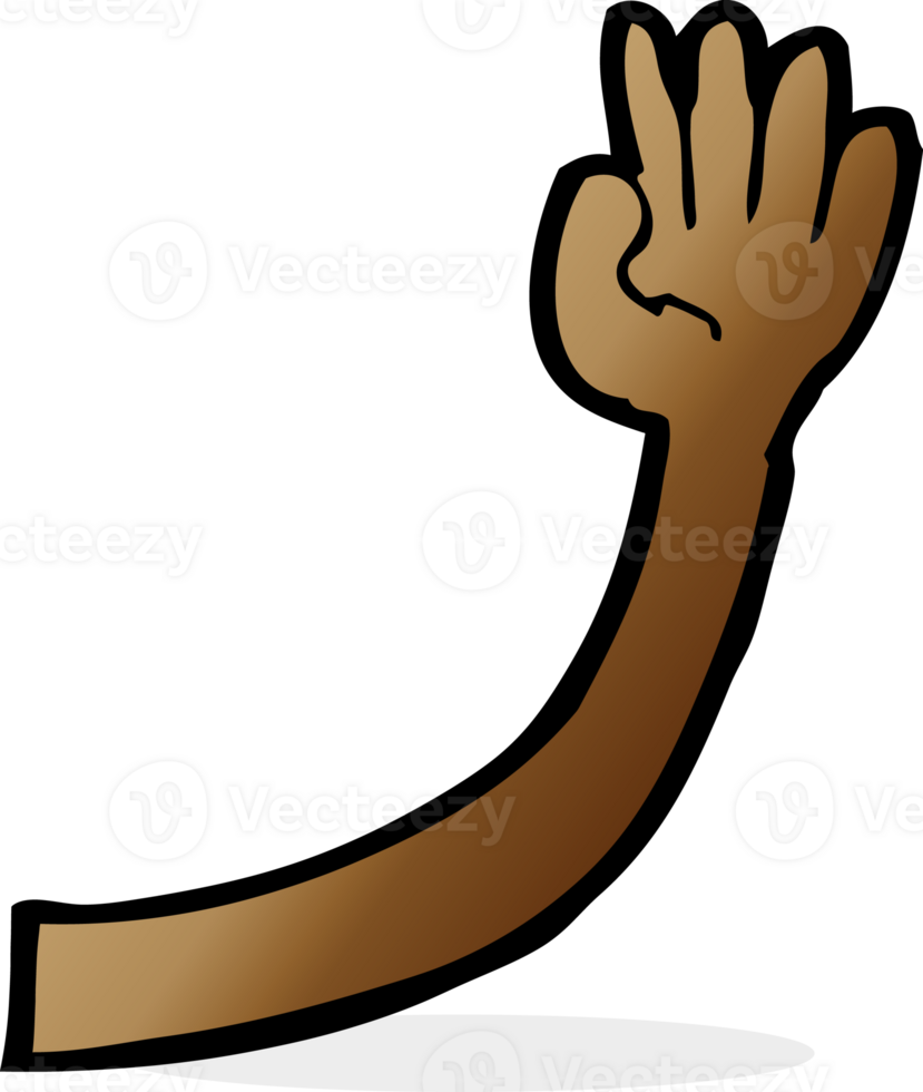 cartoon arm drawing png
