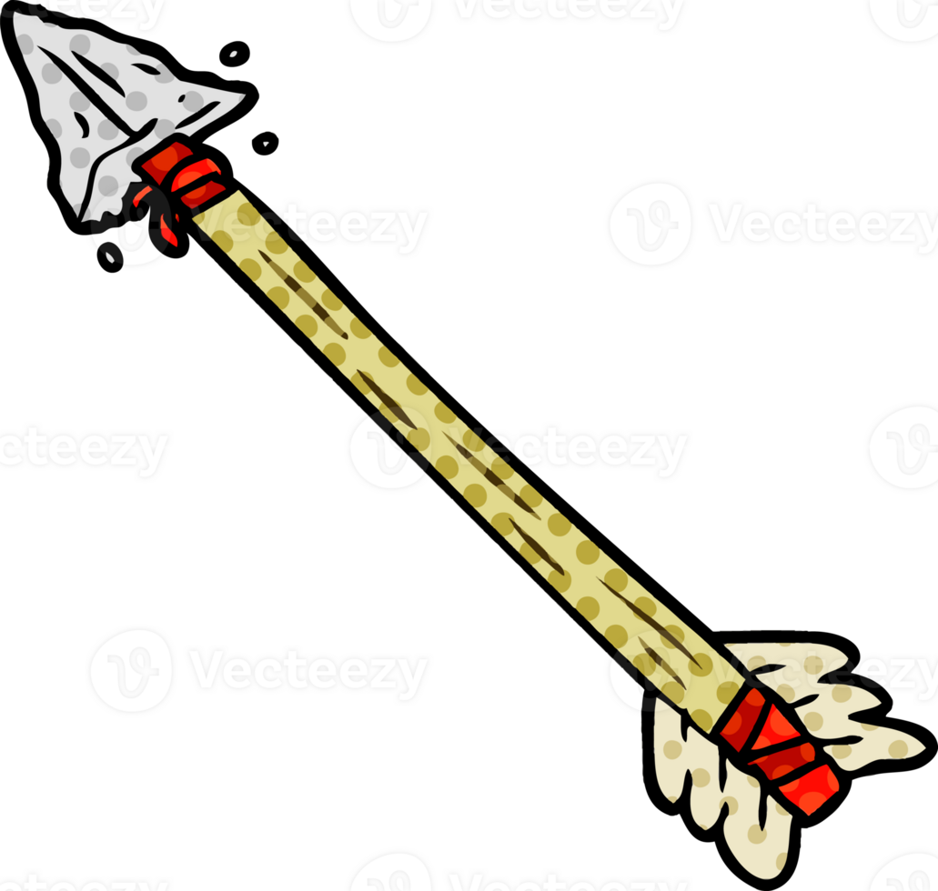 cartoon primitive arrow drawing png