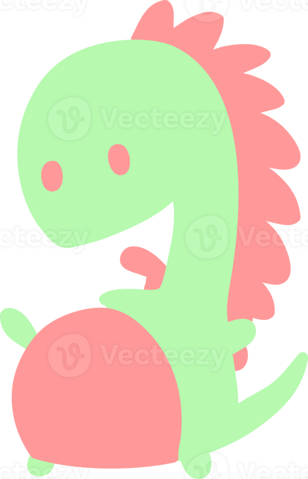 happy dinosaur drawing png