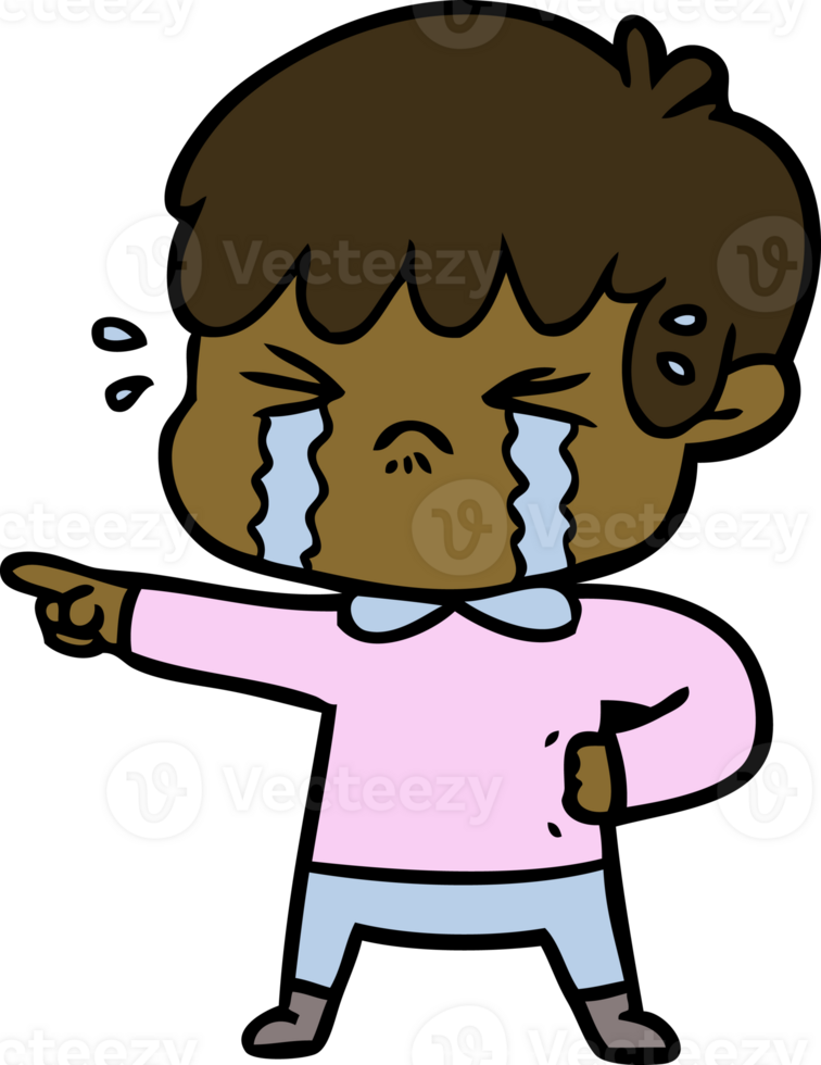 crying boy cartoon drawing png