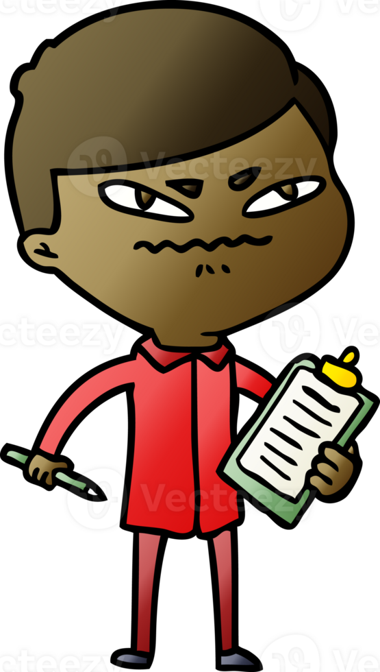 cartoon angry man drawing png