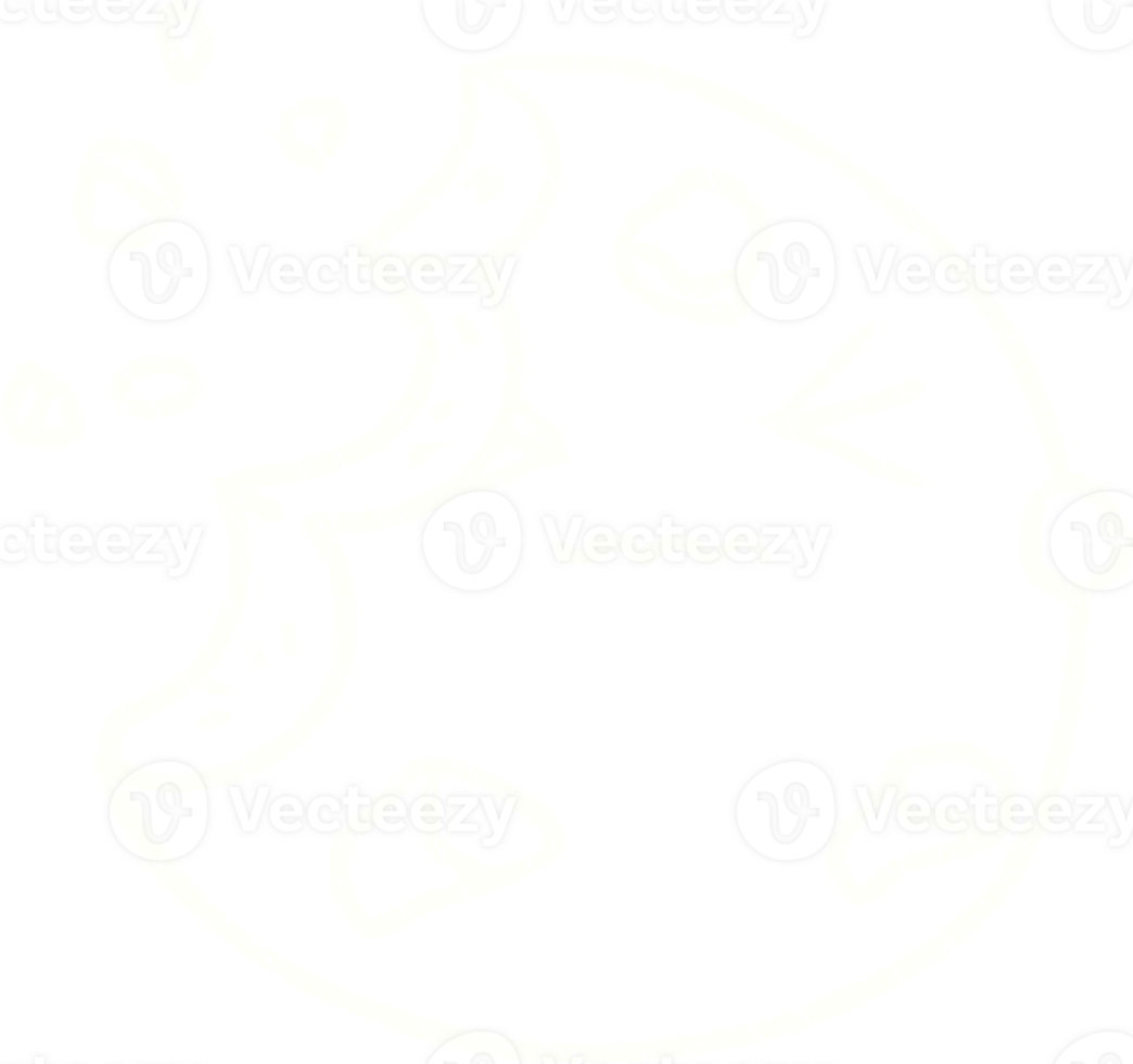 a drawing of a moon with a white outline png