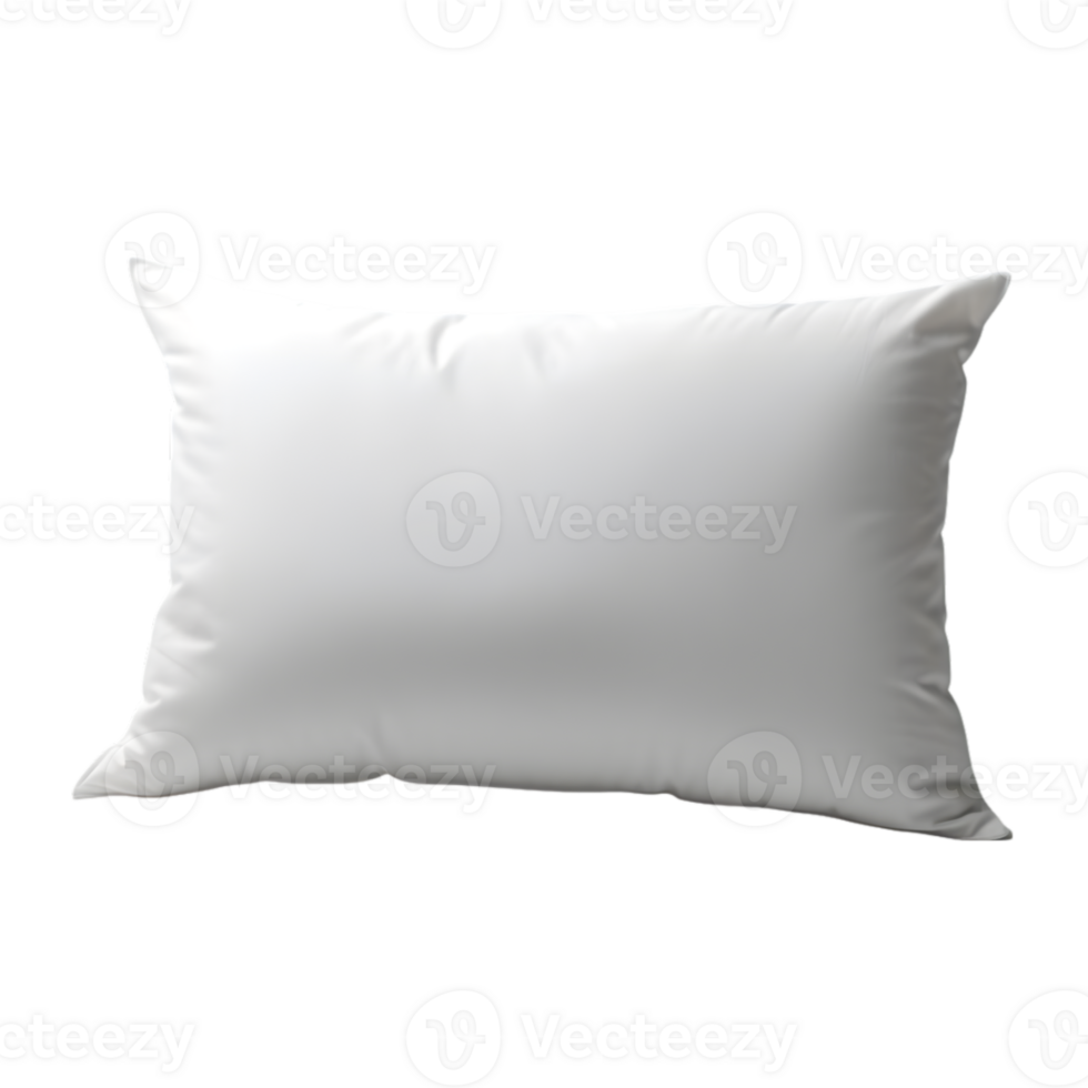 White pillow on transparent background png