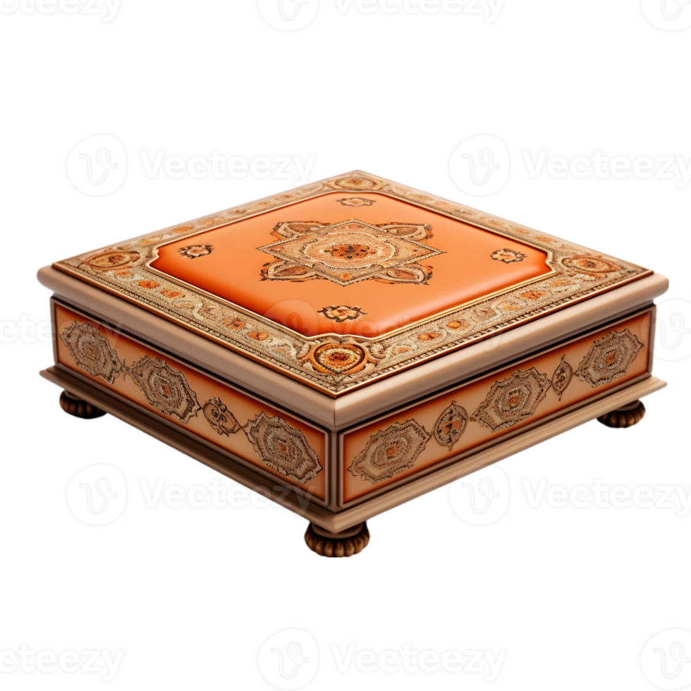 Luxury chest of drawers on transparent background png
