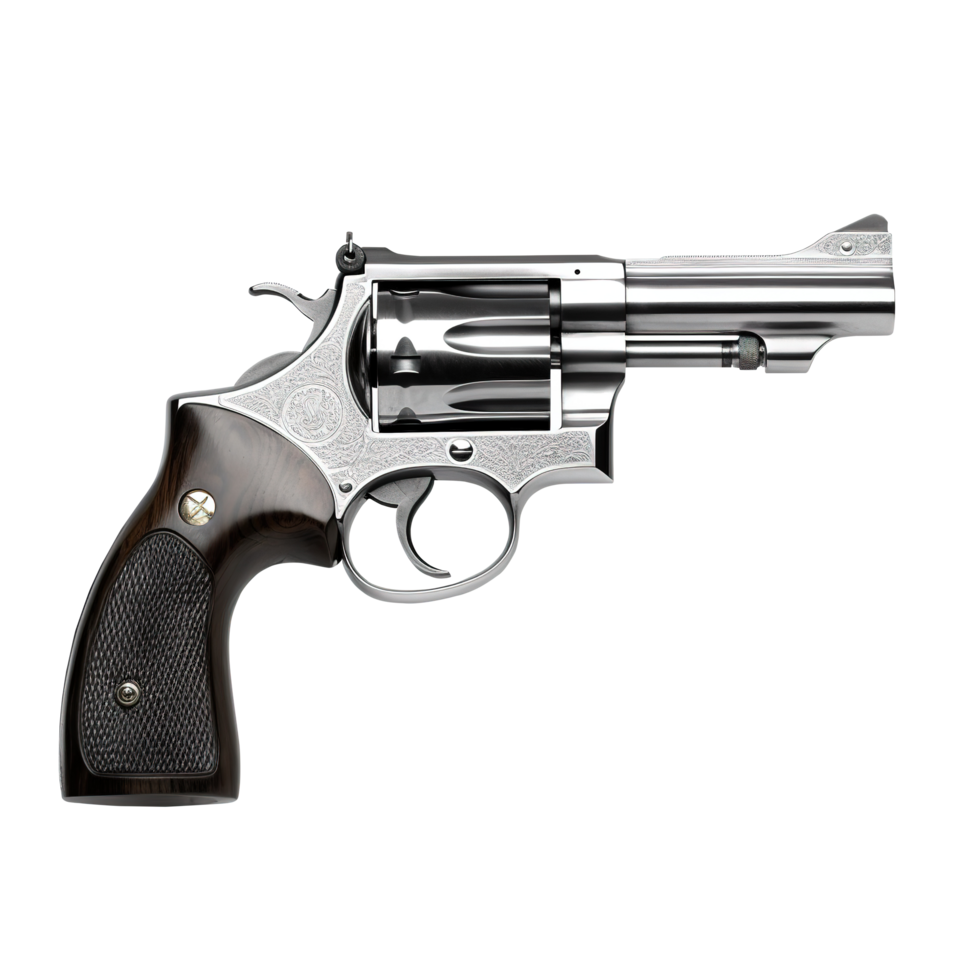 Revolvers gun on on transparent background png