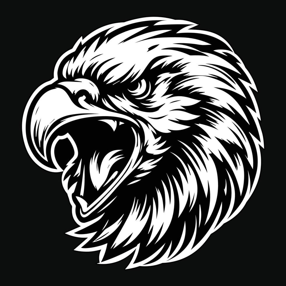 Set Hand drawn Goat Skull Head Dark Art with Different Angel Hatching Outline Style illustration vector