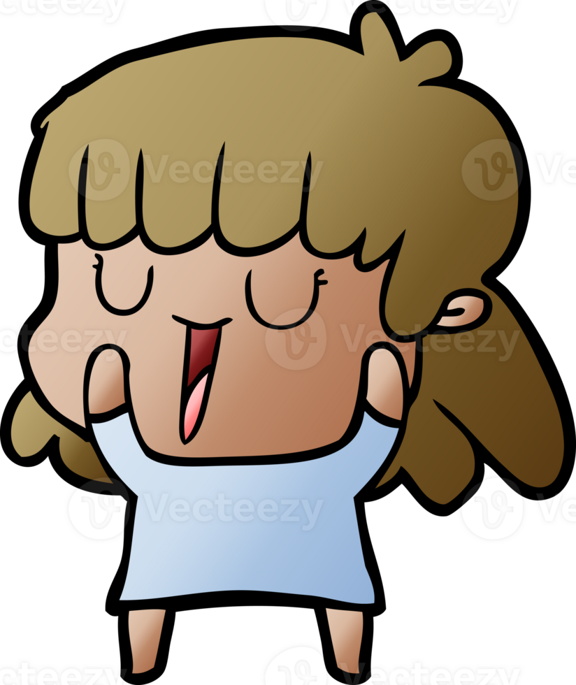 cartoon woman drawing png