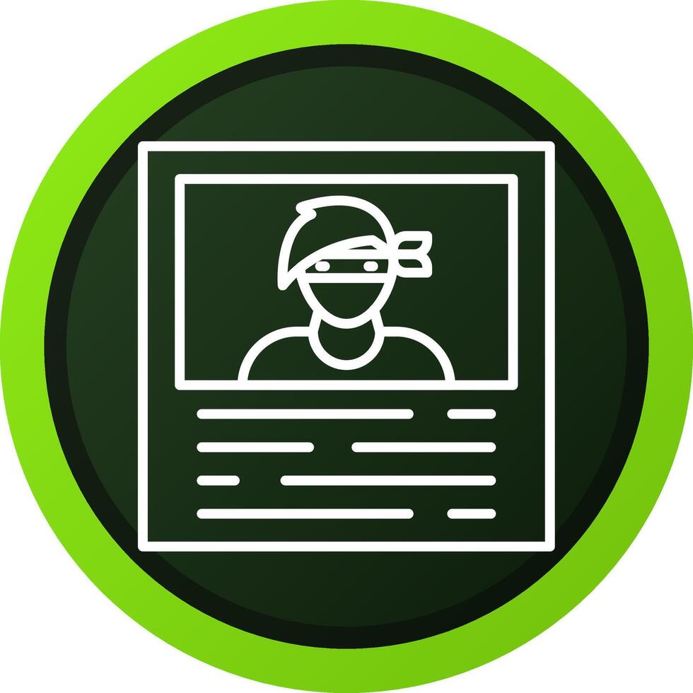 Wanted Creative Icon Design vector
