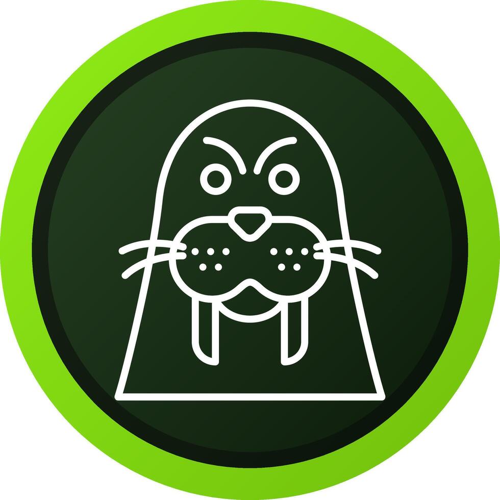 Walrus Creative Icon Design vector