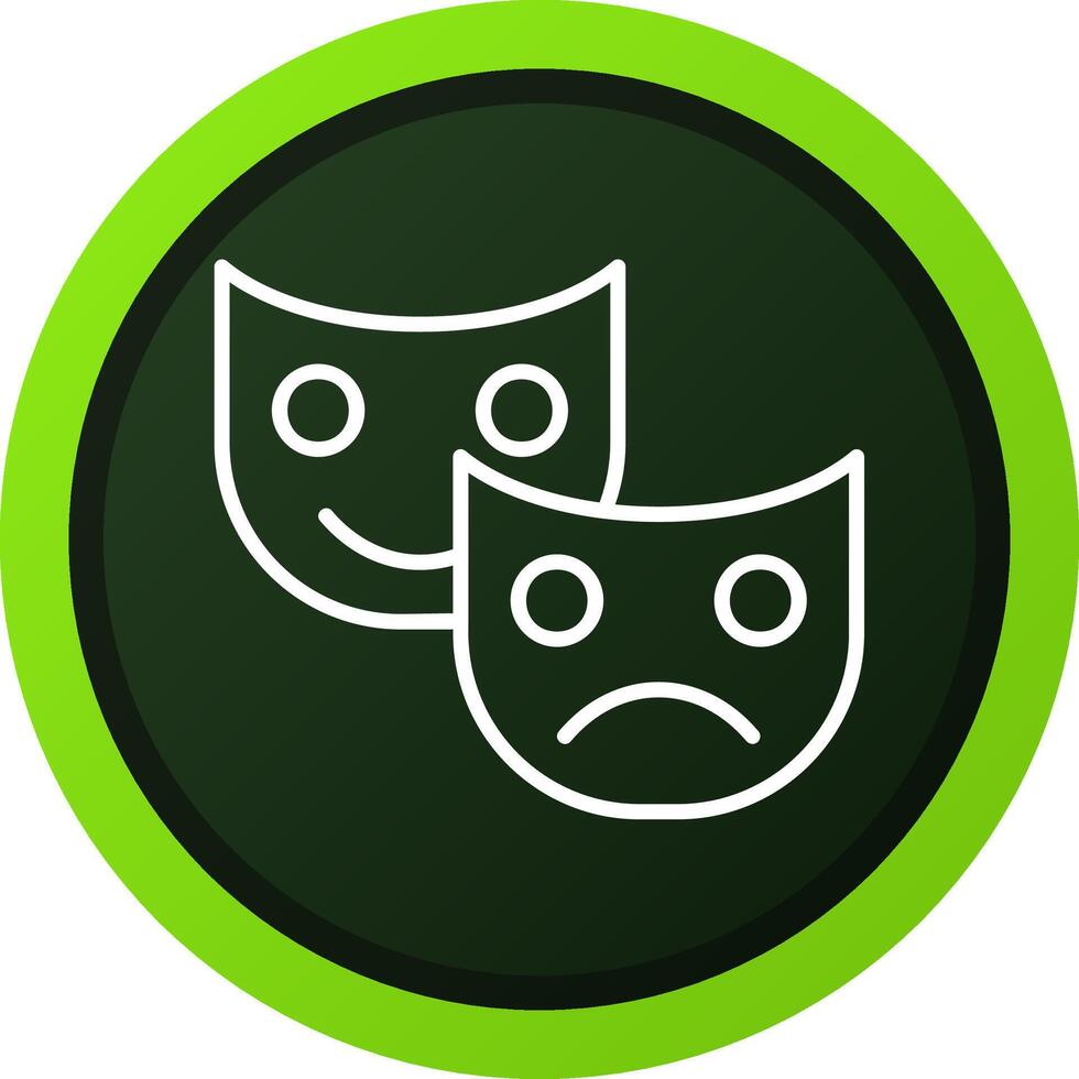 Comedy Creative Icon Design vector