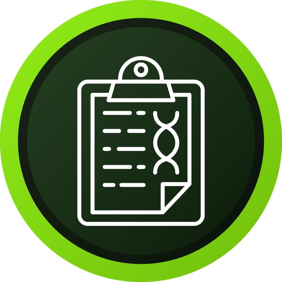 Dna Test Creative Icon Design vector