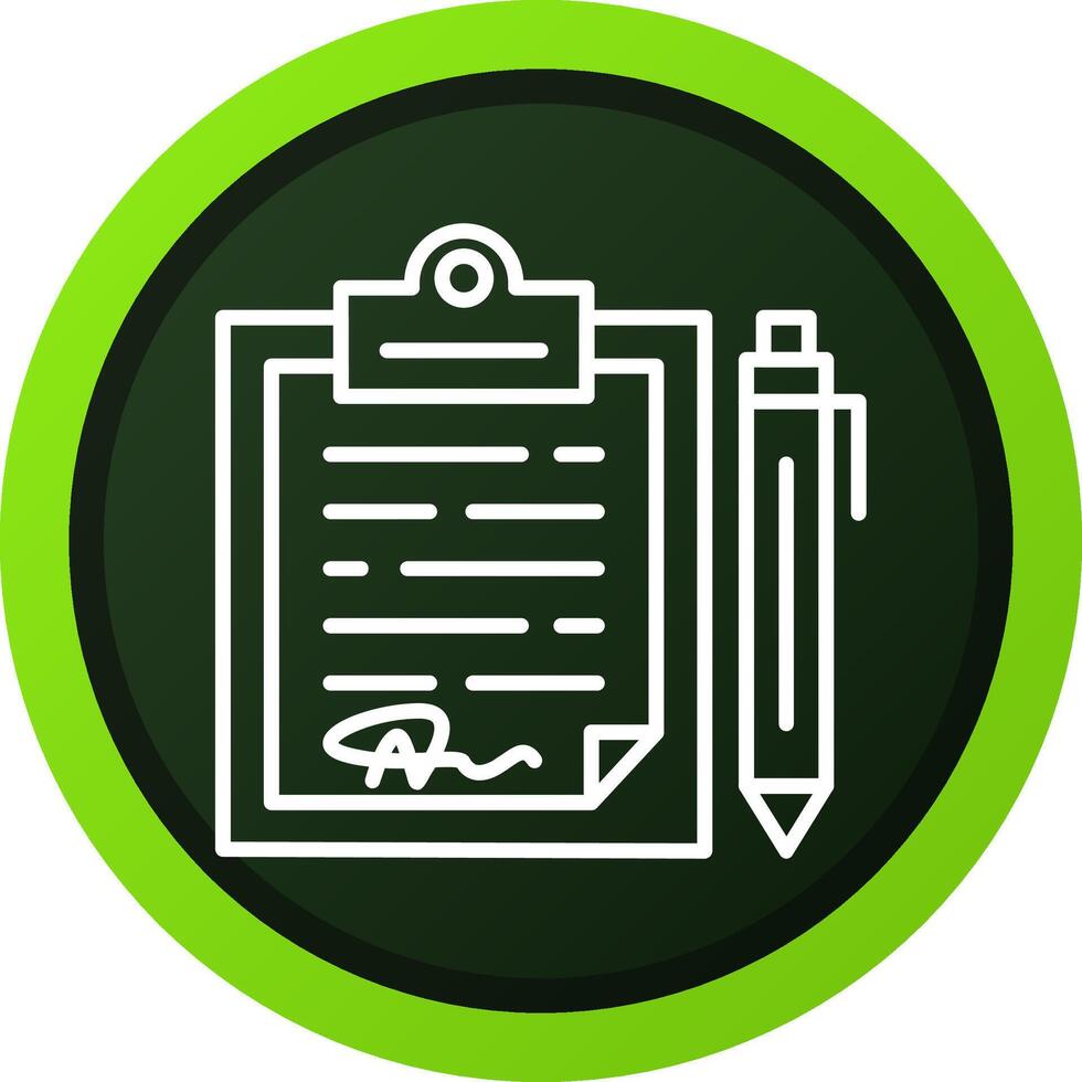 Contract Creative Icon Design vector