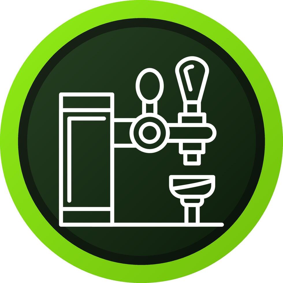 Bar Tap Creative Icon Design vector