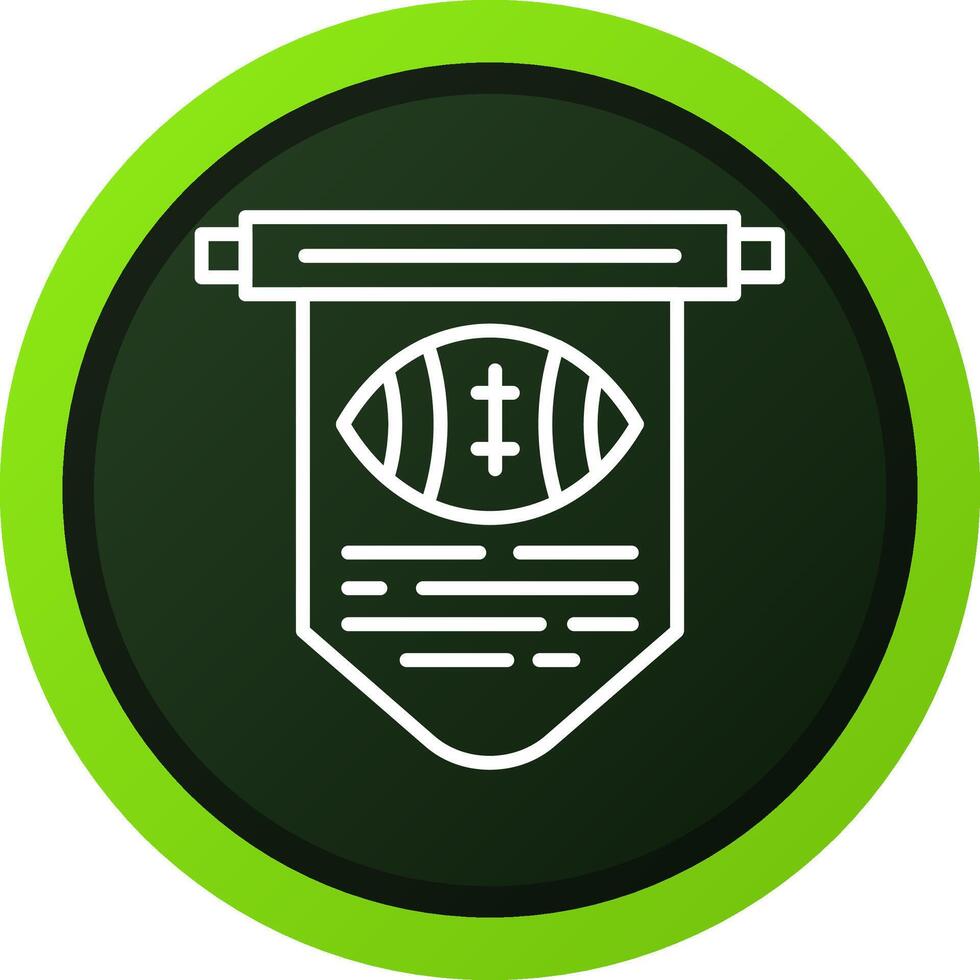 Pennant Creative Icon Design vector