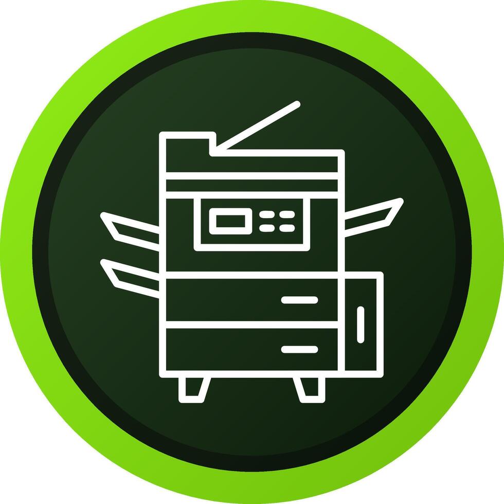 Photocopier Creative Icon Design vector