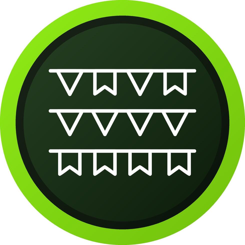 Pennant Creative Icon Design vector