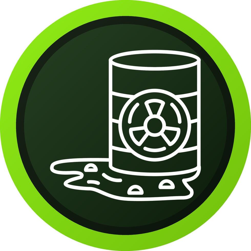 Toxic Waste Creative Icon Design vector