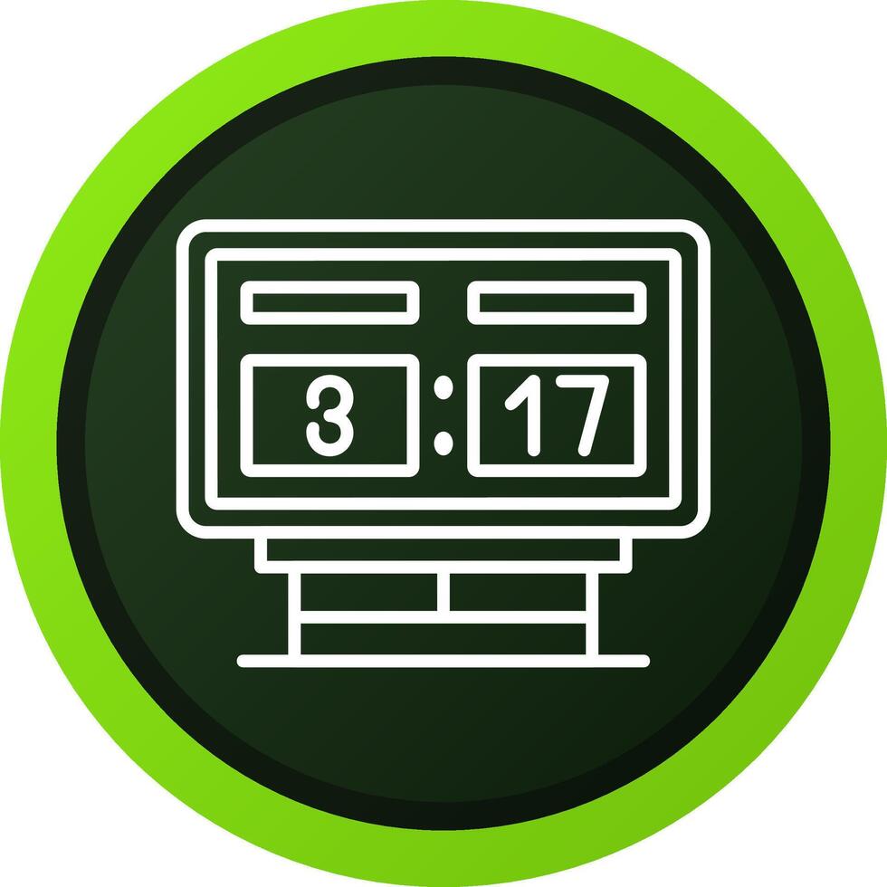 Scoreboard Creative Icon Design vector