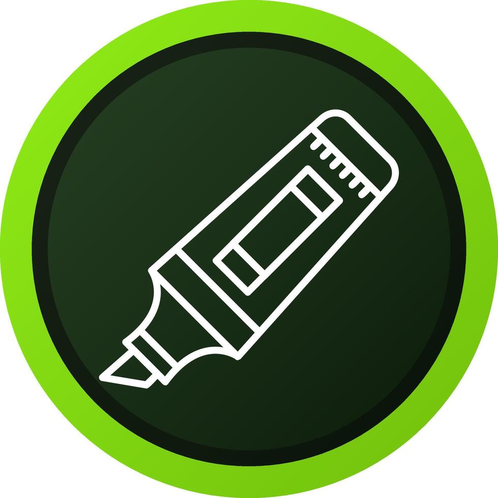 Highlighter Creative Icon Design vector