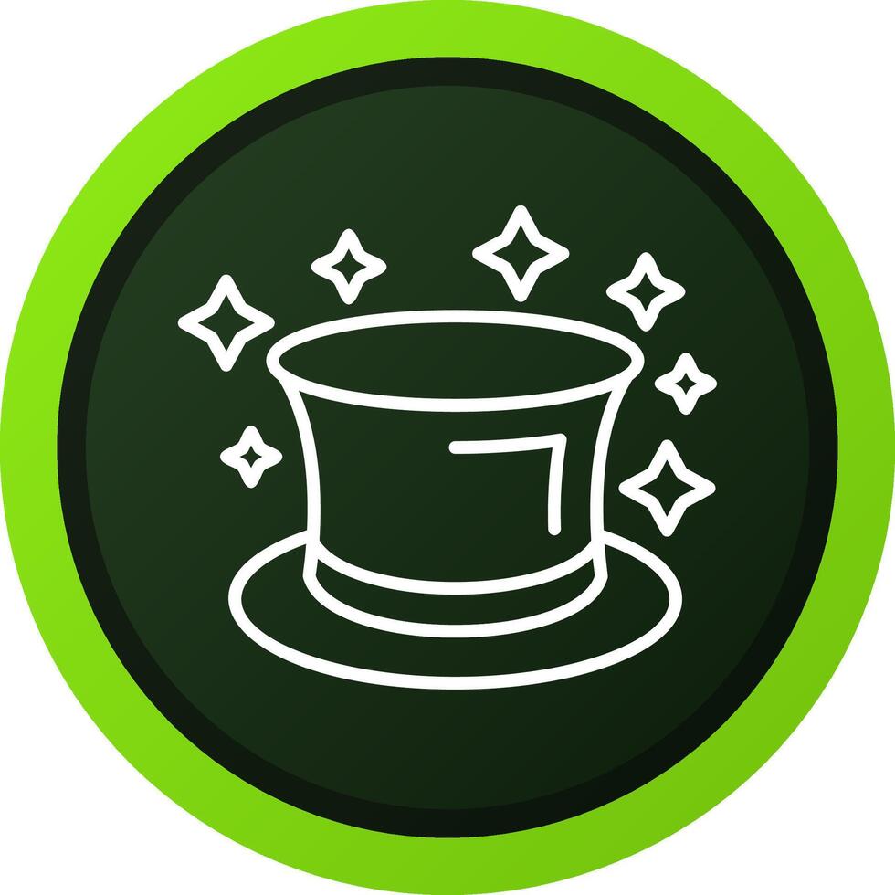 Magic Hat Creative Icon Design vector